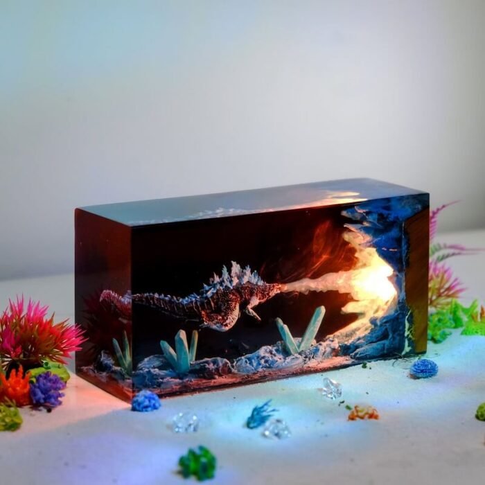 Godzilla resin lamp - the 2nd image