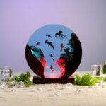 resin ocean lamp - picture 2