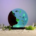 The sea horses and clown fishes lamp - picture 3