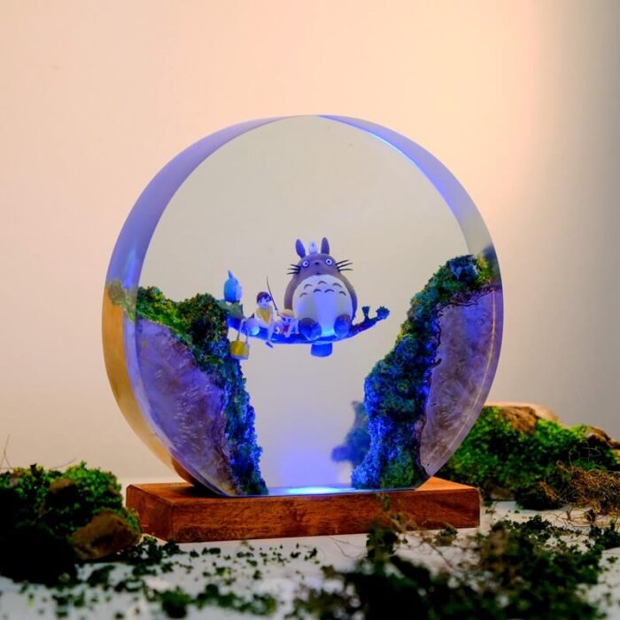 Totoro and friends resin night lamp 2