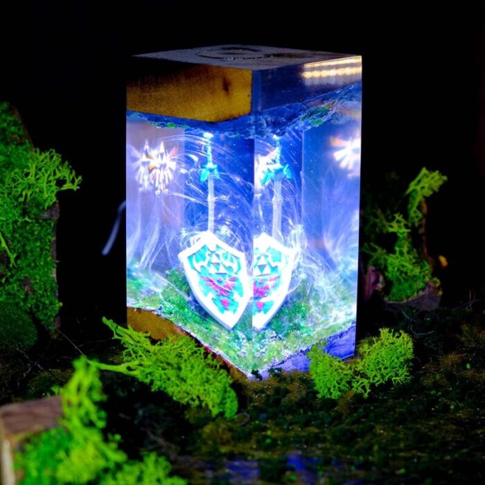 The Legend of Zelda Shield and Sword Lamp gallery image 3