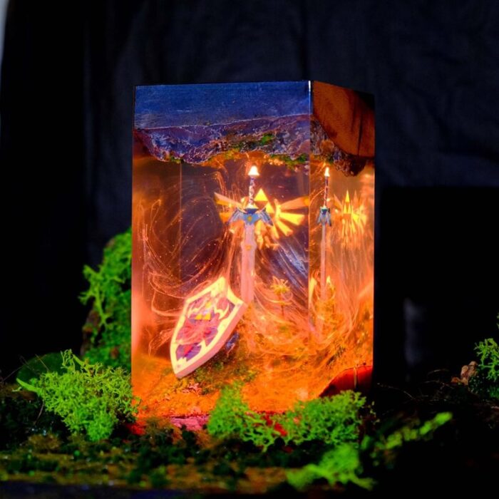 The Legend of Zelda Shield and Sword Lamp gallery image 7