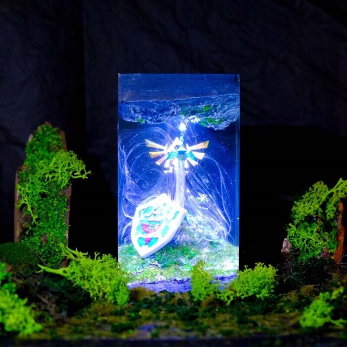 The Legend of Zelda Shield and Sword Lamp - thumbnail
