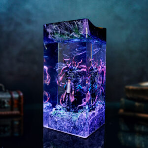 Handcrafted Shadow Monarch Ant King resin night light glowing in the dark, inspired by Solo Leveling anime