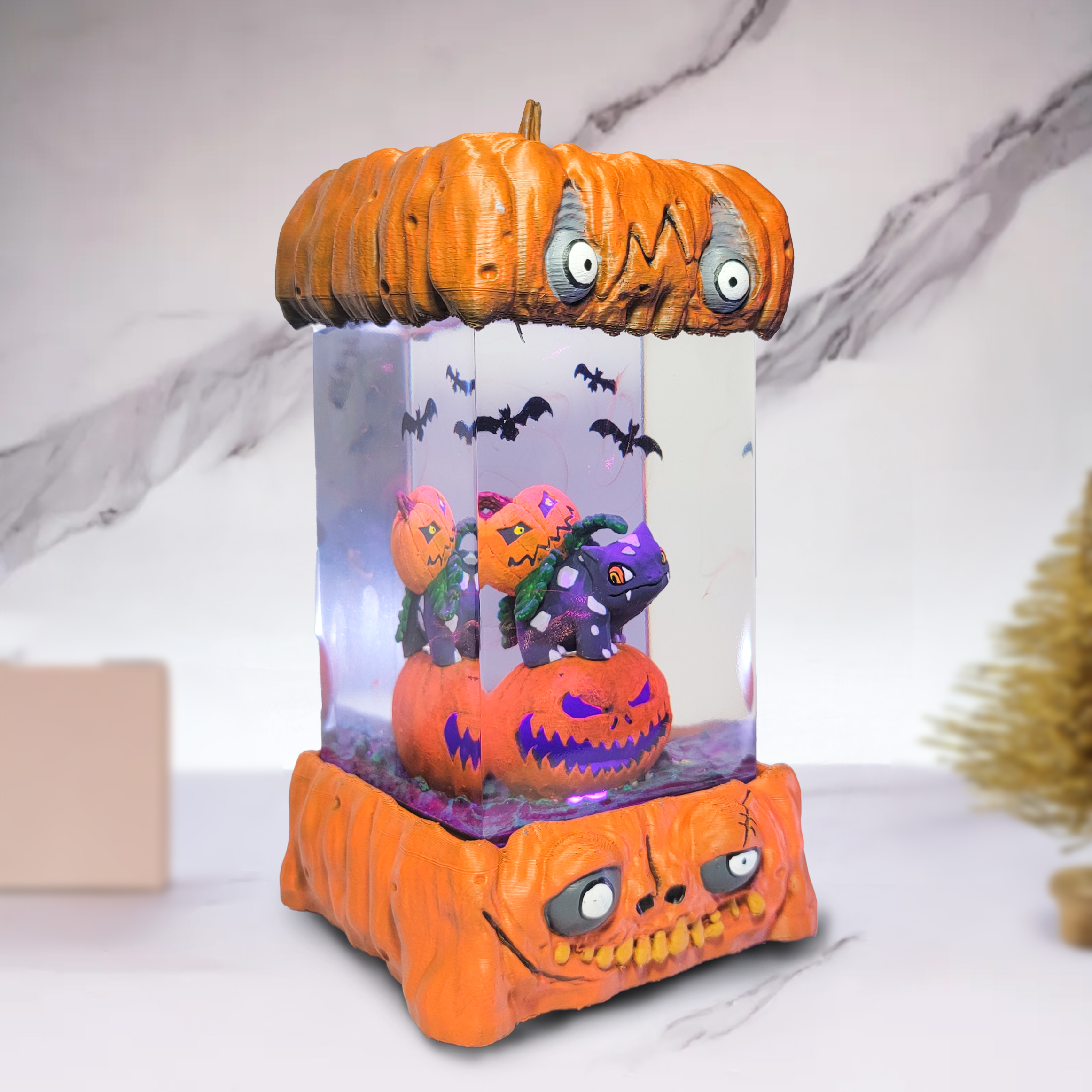 Bulbarsaur Halloween Purple