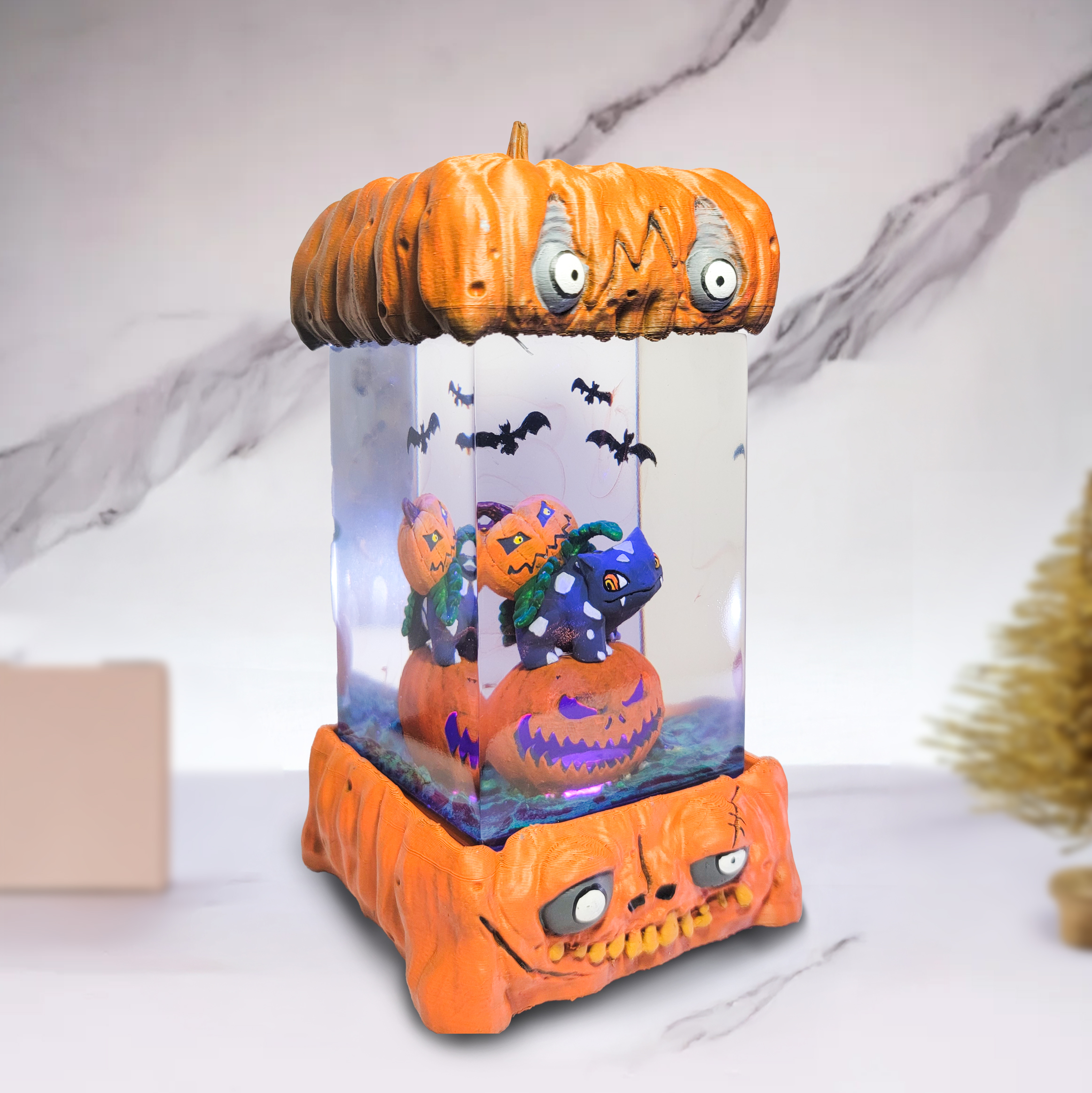 Bulbarsaur Halloween blue