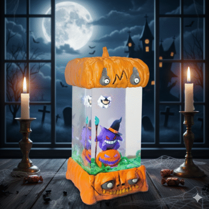 Gengar in Pumpkin Pokemon Halloween Resin Lamp