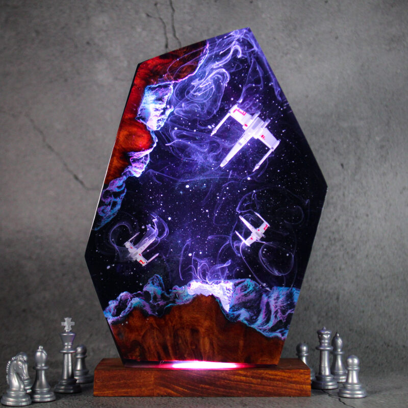 Star Wars X-Wing Galaxy Edition Resin Diorama Lamp