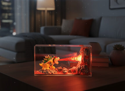 Bowser Mario Resin Lamp | Unique Gaming Decor & Gift