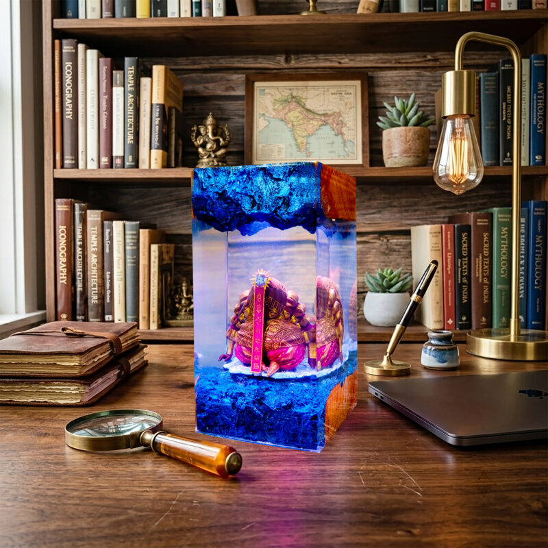 Handmade Esquie Resin Lamp from Clair Obscur Expedition 33 with LED lighting