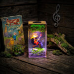 Marceline Resin Lamp handmade epoxy resin Adventure Time LED night light featuring Marceline with her bass guitar.