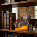 Gollum Lord of the Rings resin lamp with handmade LED lighting